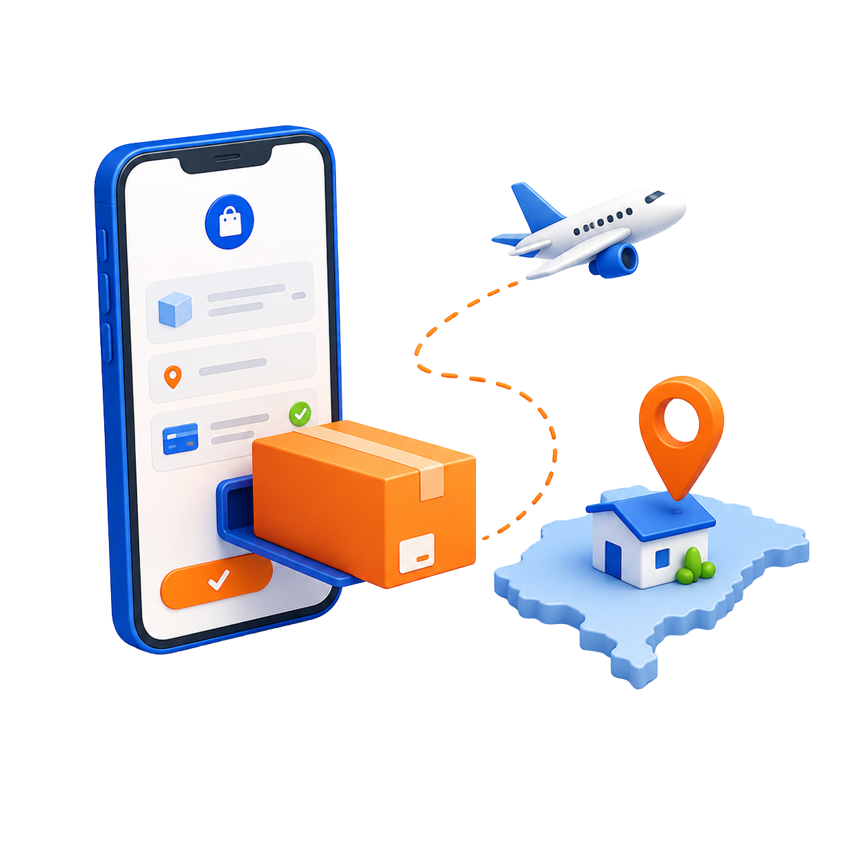 App de MaxCompras isometrica y explicativa del funcionamiento de max compras web